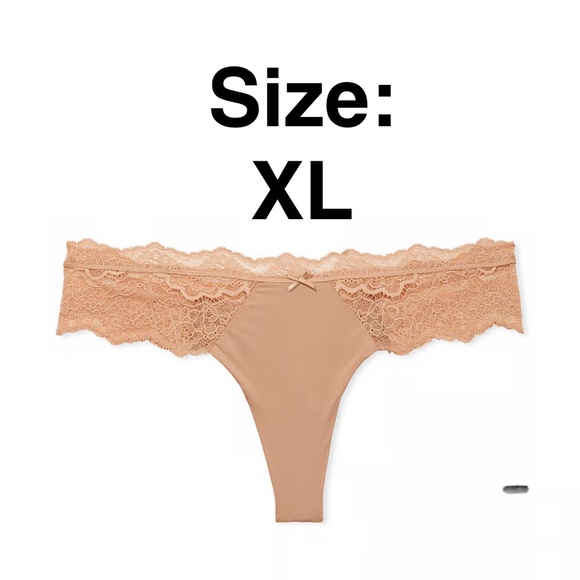 Victoria’s Secret DREAM ANGELS
Satin Bow Lace Thong Panty - NEW - Picture 1 of 3